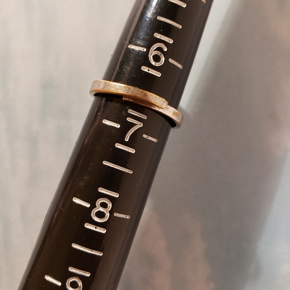 Vintage 1970s Large Aquamarine Cushion Cut Ring - Picture 6 of 6